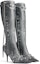 Lookbook (Women) Balenciaga Cagole Boot 'Black Leather' 771231WBMA21090