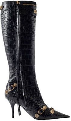 (Women) Balenciaga Cagole Boot 'Black Zip' 734200WBED11000 Order (Women) Balenciaga Cagole Boot 'Black Zip' 734200WBED11000