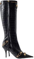 Order (W) 발렌시아가 카골 부츠 "블랙 집" (Balenciaga Cagole Boots "Black Zip") 734200WBED11000
