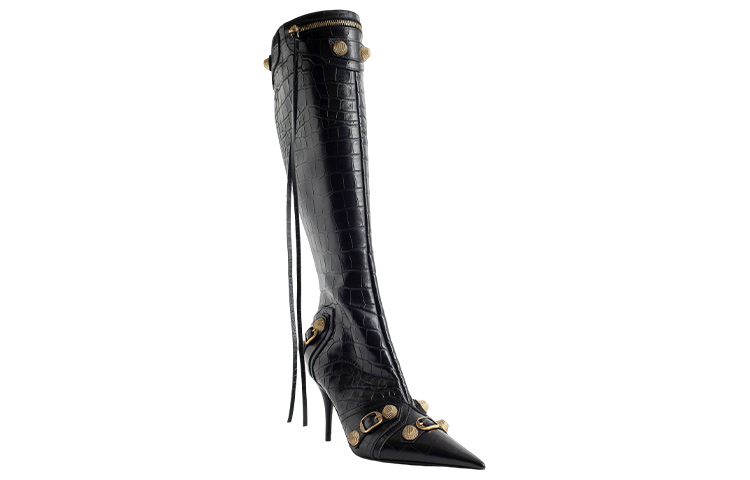 Lookbook (W) Bota Balenciaga Cagole 'Black Zip' Negra Cremallera 734200WBED11000