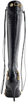 Shop (W) 발렌시아가 카골 부츠 "블랙 집" (Balenciaga Cagole Boots "Black Zip") 734200WBED11000