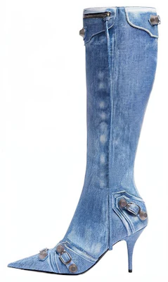 (W) Bota Balenciaga Cagole 'Cuero Azul' 771231WBMA24090 Order (W) Bota Balenciaga Cagole 'Cuero Azul' 771231WBMA24090