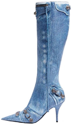(W) 발렌시아가 카골 부츠 '블루 레더' (Balenciaga Cagole Boots 'Blue Leather') 771231WBMA24090 Order (W) 발렌시아가 카골 부츠 '블루 레더' (Balenciaga Cagole Boots 'Blue Leather') 771231WBMA24090