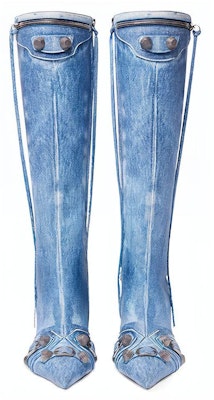 (W) 발렌시아가 카골 부츠 '블루 레더' (Balenciaga Cagole Boots 'Blue Leather') 771231WBMA24090 Lookbook (W) 발렌시아가 카골 부츠 '블루 레더' (Balenciaga Cagole Boots 'Blue Leather') 771231WBMA24090