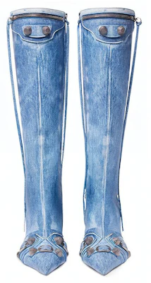 (W) Bota Balenciaga Cagole 'Cuero Azul' 771231WBMA24090 Lookbook (W) Bota Balenciaga Cagole 'Cuero Azul' 771231WBMA24090