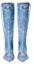 Lookbook (W) Bota Balenciaga Cagole 'Cuero Azul' 771231WBMA24090