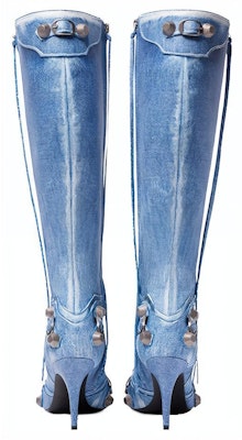 (W) 발렌시아가 카골 부츠 '블루 레더' (Balenciaga Cagole Boots 'Blue Leather') 771231WBMA24090 Shop (W) 발렌시아가 카골 부츠 '블루 레더' (Balenciaga Cagole Boots 'Blue Leather') 771231WBMA24090