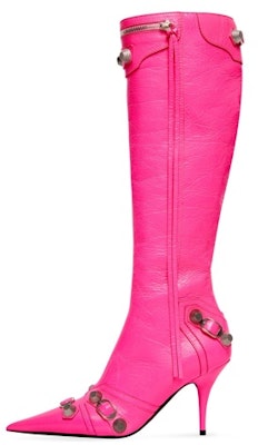 (Women) Balenciaga Cagole Boot 'Distressed Studs Pink' 694395WAD4E5800 Buy (Women) Balenciaga Cagole Boot 'Distressed Studs Pink' 694395WAD4E5800