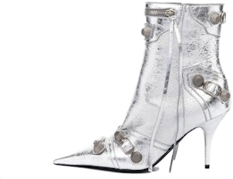 (Women) Balenciaga Cagole Boot 'Metallic Silver' 694379WBDK38018 (Women) Balenciaga Cagole Boot 'Metallic Silver' 694379WBDK38018
