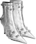 Lookbook (W) Bota Balenciaga Cagole 'Plata Metálica' 694379WBDK38018