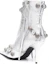 Shop (W) Bota Balenciaga Cagole 'Plata Metálica' 694379WBDK38018
