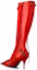 Shop (W) Bota Balenciaga Cagole 'Cuero Rojo Punta Afilada' 694395WAD4E6081