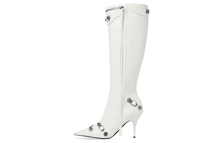 (Women) Balenciaga Cagole Boot 'White High-Heel' 694395WAD4E9081