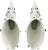 (W) Balenciaga Cagole But 'White High-Heel' 694395WAD4E9081