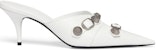(W) Balenciaga Cagole Heeled Mules 'Kulit Kambing Putih' 714253WAD4E9081