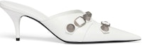 Order (W) Balenciaga Cagole Heeled Mules 'Kulit Kambing Putih' 714253WAD4E9081