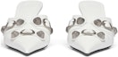 Lookbook (W) Balenciaga Cagole Heeled Mules 'Kulit Kambing Putih' 714253WAD4E9081