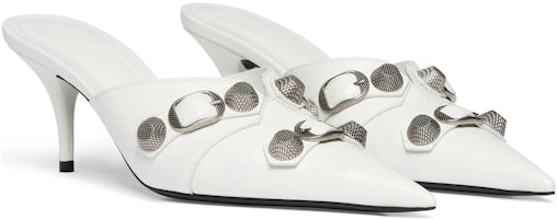 (W) バレンシアガ カゴール ヒールミュール (白ラムスキン) 714253WAD4E9081 Shop (W) バレンシアガ カゴール ヒールミュール (白ラムスキン) 714253WAD4E9081