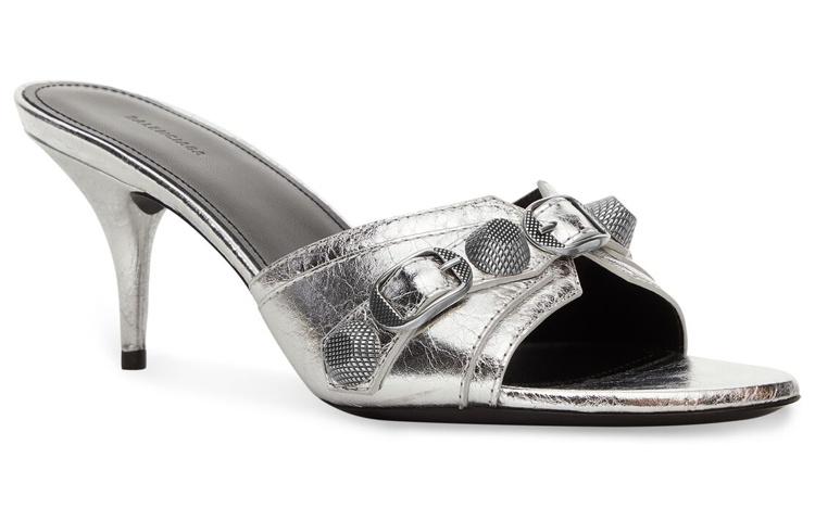 Order (W) Balenciaga Cagole Sandal 'Perak Metalik' 694347WBDK38018