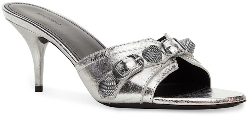 (Women) Balenciaga Cagole Sandals 'Metallic Silver' 694347WBDK38018 Order (Women) Balenciaga Cagole Sandals 'Metallic Silver' 694347WBDK38018