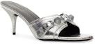 Order (W) Sandal Balenciaga Cagole 'Perak Metalik' 694347WBDK38018