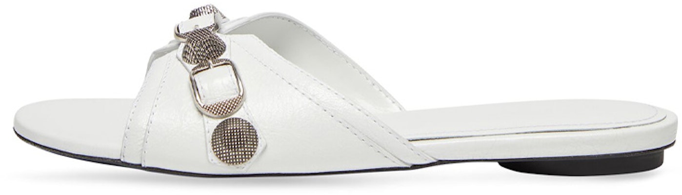 (Women) Balenciaga Cagole Sandals 'White Arena Lambskin' 694342WAD4E9081 Buy (Women) Balenciaga Cagole Sandals 'White Arena Lambskin' 694342WAD4E9081