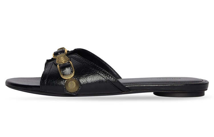 (Women) Balenciaga Cagole Slide 'Black' 694342WAD4F1080