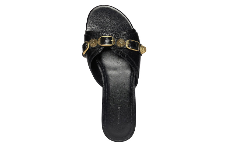 Shop (W) Balenciaga Cagole Slide 'Negro' 694342WAD4F1080