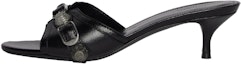 Buy (W) Sandal Balenciaga Cagole 50mm 'Black Arena Lambskin' 694350WAD4E1081