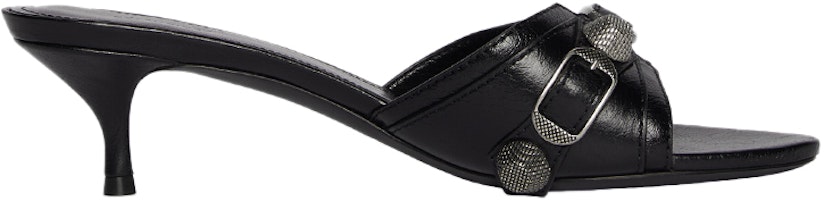 (W) 발렌시아가 카골 50mm 샌들 '블랙 아레나 램스킨' 694350WAD4E1081 Order (W) 발렌시아가 카골 50mm 샌들 '블랙 아레나 램스킨' 694350WAD4E1081