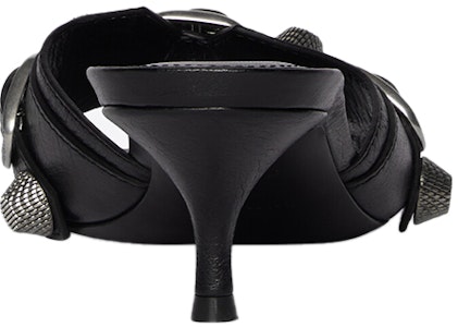 (W) 巴黎世家 Cagole 50mm 凉鞋 '黑色小羊皮' 694350WAD4E1081 Purchase (W) 巴黎世家 Cagole 50mm 凉鞋 '黑色小羊皮' 694350WAD4E1081