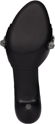 (Women) Balenciaga Cagole 50mm Sandals 'Black Arena Lambskin' 694350WAD4E1081 Details for (Women) Balenciaga Cagole 50mm Sandals 'Black Arena Lambskin' 694350WAD4E1081