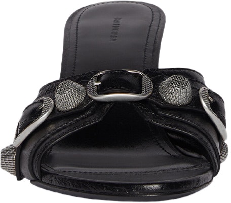 (Women) Balenciaga Cagole Sandals 'Leather Black' 694347WAD4E1081 Lookbook (Women) Balenciaga Cagole Sandals 'Leather Black' 694347WAD4E1081