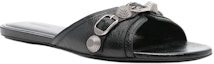 Lookbook (W) Balenciaga Cagole Slide 'Kulit Hitam' 746568WAD4E1081
