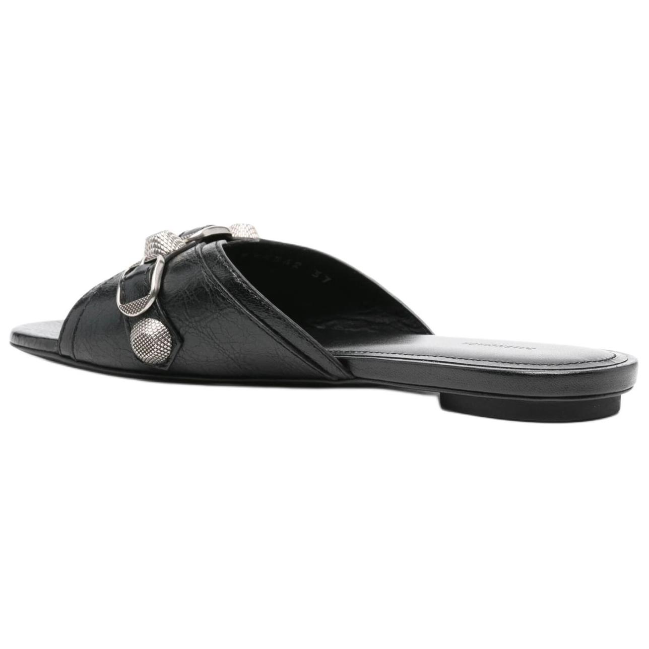 Shop (W) Balenciaga Cagole Slide 'Cuero Negro' 746568WAD4E1081
