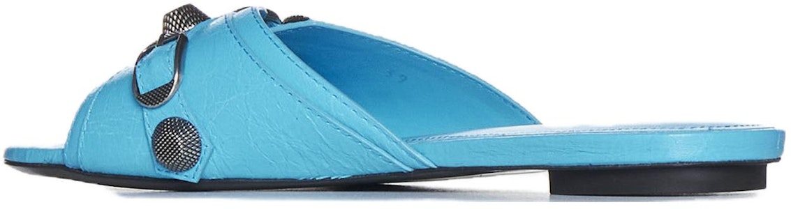 (W) 巴黎世家 Cagole 蓝色拖鞋 694342WAD4E4281 Shop (W) 巴黎世家 Cagole 蓝色拖鞋 694342WAD4E4281