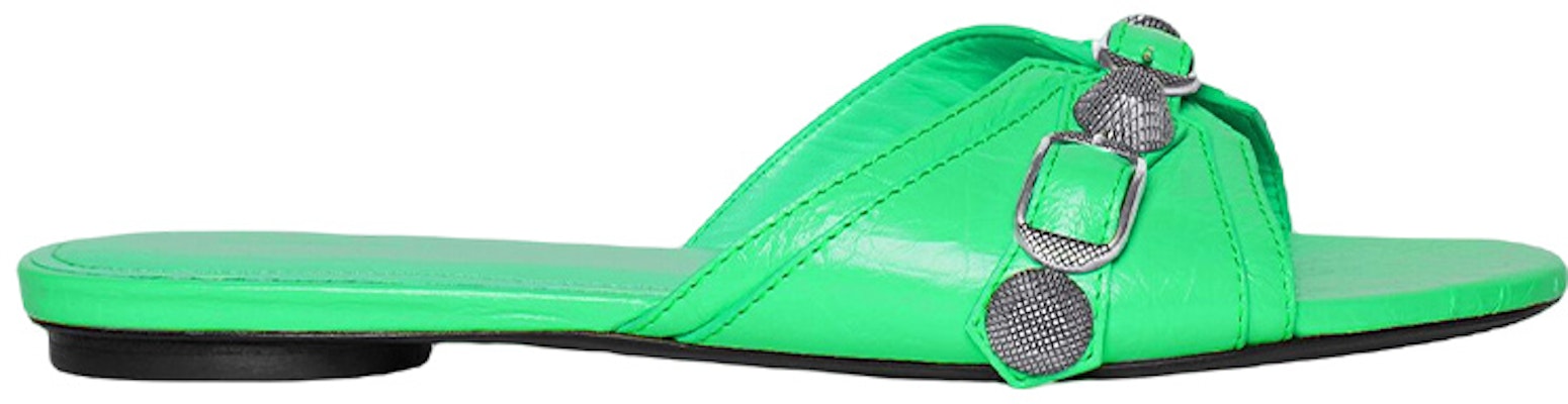 (Women) Balenciaga Cagole Slide 'Green' 694342WAD4E3981 Order (Women) Balenciaga Cagole Slide 'Green' 694342WAD4E3981