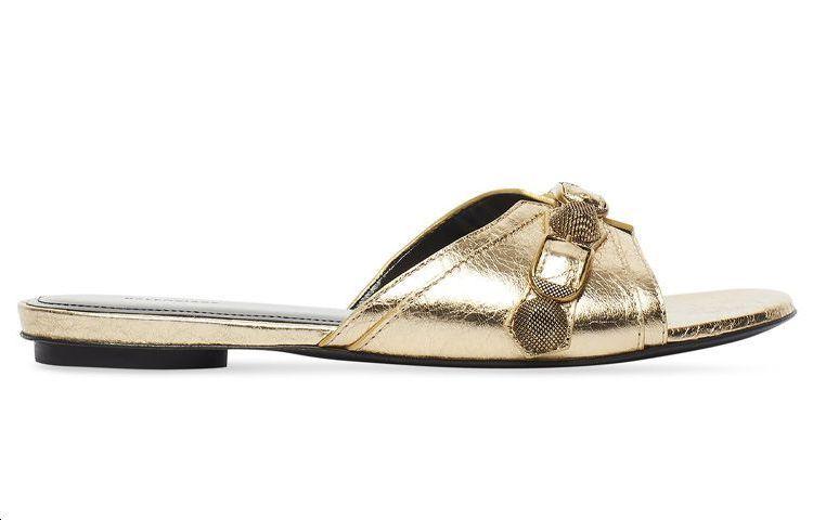 Order (W) Balenciaga Cagole Slide 'Oro Metálico' 694342WBDK18080