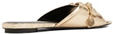 (W) Balenciaga Cagole Slide 'Emas Metalik' 694342WBDK18080