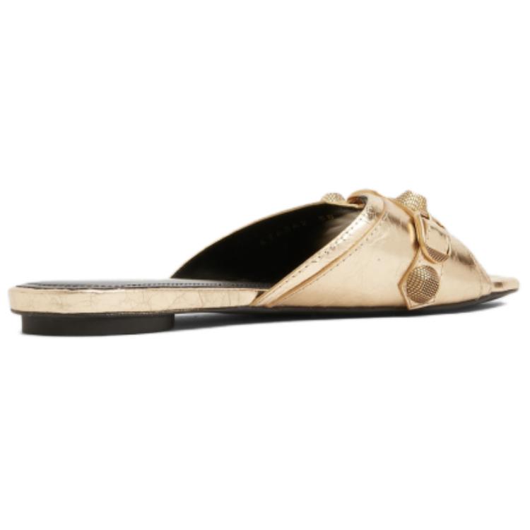 Lookbook (W) Balenciaga Cagole Slide 'Oro Metálico' 694342WBDK18080