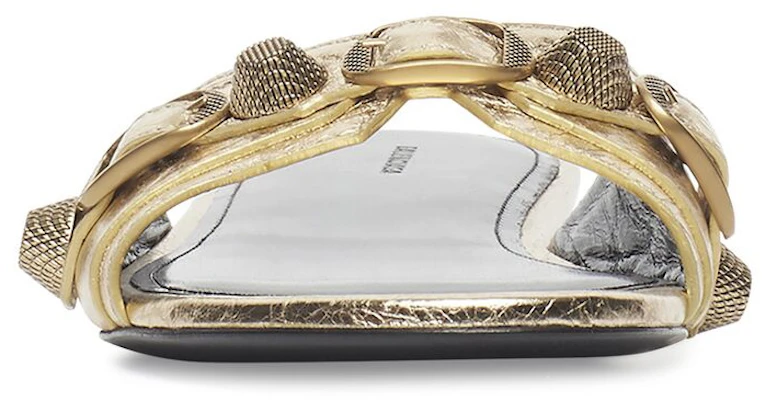 (W) Balenciaga Cagole Slide 'Oro Metálico' 694342WBDK18080 Shop (W) Balenciaga Cagole Slide 'Oro Metálico' 694342WBDK18080
