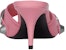 (W) Sandal Balenciaga Cagole 'Merah Jambu' 694347WAD4E5081