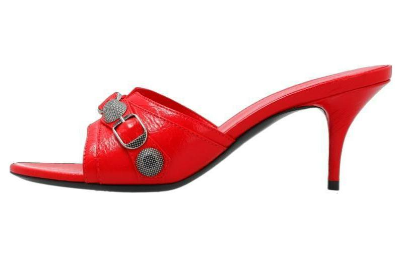 (Women) Balenciaga Cagole Slide 'Red Leather' 694347WAD4E6081