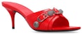 (Women) Balenciaga Cagole Slide 'Red Leather' 694347WAD4E6081