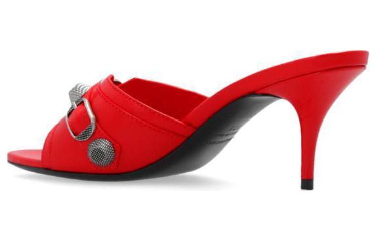 Shop (W) Balenciaga Cagole Slide 'Kulit Merah' 694347WAD4E6081