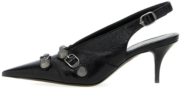 (W) バレンシアガ カゴール スリングバック 70mm パンプス (ブラック) 714251WAD4E1081 Buy (W) バレンシアガ カゴール スリングバック 70mm パンプス (ブラック) 714251WAD4E1081