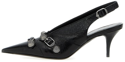 (Women) Balenciaga Cagole Slingback 70mm Pumps 'Black' 714251WAD4E1081 (Women) Balenciaga Cagole Slingback 70mm Pumps 'Black' 714251WAD4E1081