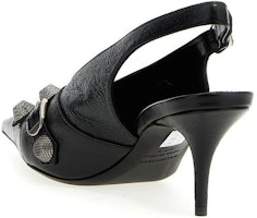 (W) Balenciaga Cagole Slingback 70mm Hak Tinggi 'Hitam' 714251WAD4E1081 Shop (W) Balenciaga Cagole Slingback 70mm Hak Tinggi 'Hitam' 714251WAD4E1081