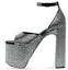 Buy (W) Balenciaga Camden 'Diamond Buckle High Heel' Sandal Putih Hitam 742409WBC511000