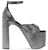 (W) Balenciaga Camden 'Diamond Buckle High Heel' Sandal Putih Hitam 742409WBC511000